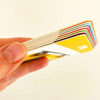 Carte Flash en papier laminé de qualité supérieure pour l'étude éducative des enfants cartes Flash personnalisées de vocabulaire anglais