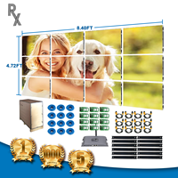 Layar LED Digital Advertising Poster RX Turnkey Indoor P1.2 P2.5, Beli Layar Poster Video Digital LED untuk Periklanan