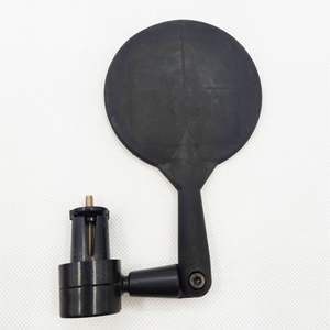 Miroir de vélo convexe noir de 19cm, support de guidon pour vélos de montagne, vélos de route, équipement de cyclisme - Product Image 4
