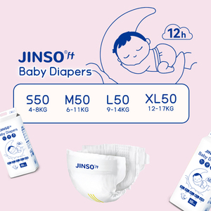 Pañales Desechables para Bebé JINSO Ultra Ligeros de Algodón, 50 Unidades, Prevención de Fugas 3D, Importados, Amigables con la Piel, para Uso Diario, en Diferentes Tallas - Product Image 3