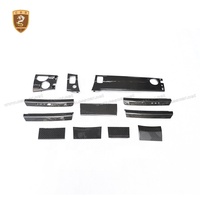 Kit de garnitures intérieures entièrement en fibre de carbone pour Rolls-Royce Wraith Black-B Style, pièces de rechange pour tableau de bord, panneaux de porte, console centrale