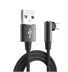 USB-Mikro kabel 3A 90-Grad-Winkel-Datenkabel Ladekabel für Samsung Xiaomi Handy zubehör Schnelllade-USB-Kabel