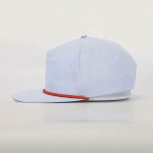 BSCI Wholesale Custom OEM Design Trendy 5 Panel Sport <b>Flat</b> Brim Performance Outdoor Adjustable <b>Hat</b> Embroidery Logo Polyester - Product Image 3