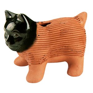 Chaton de compagnie Chia mignon, <span class=keywords><strong>facile</strong></span> à faire pousser, décoratif, nouveauté amusante pour la maison et toutes les occasions, livré avec un pack de semences, <span class=keywords><strong>idée</strong></span> cadeau adorable - Product Image 3