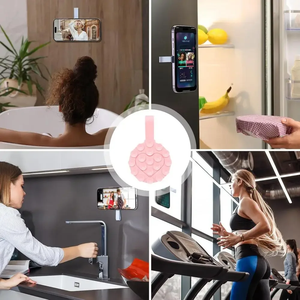 Nouveau support de téléphone à ventouse double face en silicone 2026 – Antidérapant, mains libres, flexible, support de téléphone portable à ventouse, poignée de téléphone - Product Image 3