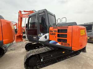 Excavatrice d'occasion HITACHI ZX120 de taille moyenne, 12 tonnes, faible nombre d'heures de travail, haute qualité, exportable, matériel de construction - Product Image 4