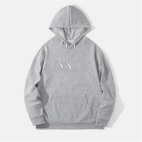 Sudaderas con Capucha de Alta Calidad para Hombre, Unisex, Estilo Urbano, Venta al por Mayor, Logotipo Bordado Personalizado, Bolsillo Sólido, Antipilling