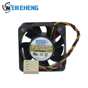 Ventilador de Alto Rendimiento AVC Original DB04028B12U 4028 0.66A 12V de Alta Velocidad para Servidor 1U, Ventilador de Refrigeración Axial de 4cm para Fuente de Alimentación - Product Image 1