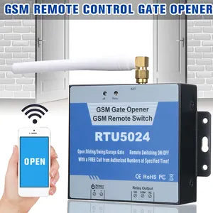 جهاز لفتح بوابات Gsm الذكية Rtu5024 من الجيل الرابع بسعر المصنع مفتاح مرحل Gsm للتحكم في الوصول Gsm