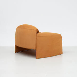 Fauteuil de loisirs nordique, mobilier de bureau à domicile de forme spéciale, fauteuil inclinable incurvé, fauteuil moderne de luxe léger pour salon et chambre à coucher - Product Image 4