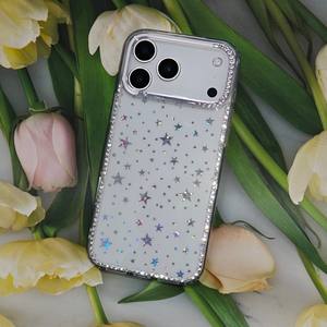 Funda de Lujo a Prueba de Golpes para Teléfono Móvil <span class=keywords><strong>11</strong></span>/<span class=keywords><strong>12</strong></span>/13/14/15/16/17 Pro Max, con Pequeñas Estrellas <span class=keywords><strong>y</strong></span> Diamantes, Fundas Protectoras para <span class=keywords><strong>iPhone</strong></span> 17 - Product Image 2