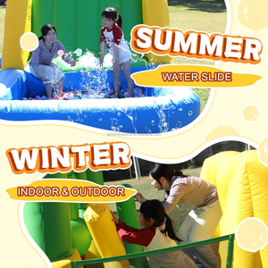 Pista <span class=keywords><strong>de</strong></span> Obstáculos Inflable Comercial para Niños, Colorida, Interactiva y Divertida, Ideal para Entretenimiento en el Patio Trasero - Product Image 4