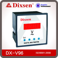 Voltmeter pengukur Panel Lcd Digital Jenis Akurasi 0.5 kualitas tinggi pabrik Tiongkok