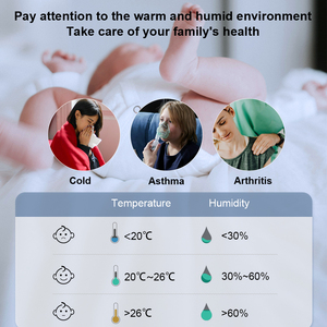 <span class=keywords><strong>Mini</strong></span> kỹ thuật số ABS nhựa Nhiệt ẩm kế với màn hình LCD pin Powered cho home & Room sử dụng OEM/ODM hỗ trợ - Product Image 3