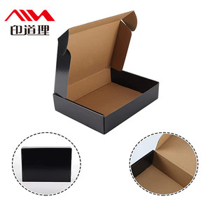 Custom Fancy Design Luxury Best Price Black Packaging Shipping Mailer Boxes