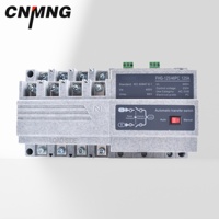 Commutateur de transfert automatique 4 pôles 125A 250A 630A, contrôleur double alimentation pour pompe incendie et commande de pompe à eau