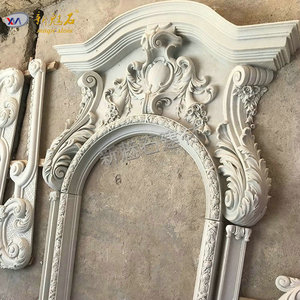 New Magic Stone Grc Window <b>Frame</b> Outdoor European Style Decorative <b>Arch</b> Moldings For Villa Exterior Wall - Product Image 1