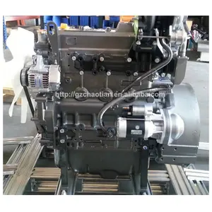 4TNV98 dieasel motor tertibatı dikey silindir 4-cycle su soğutmalı komple dizel motor takma 4TNV98T