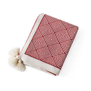 Vente chaude <span class=keywords><strong>pas</strong></span> <span class=keywords><strong>cher</strong></span> chaud décontracté concepteur Style bohème décor à la maison créatif motif géométrique couverture en tricot pour dormir sieste - Product Image 4