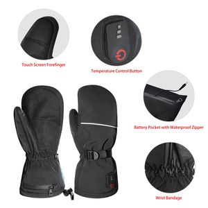 Eléctrico guantes con baterías recargables impermeable guantes Guantes Térmicos para esquiar - Product Image 3