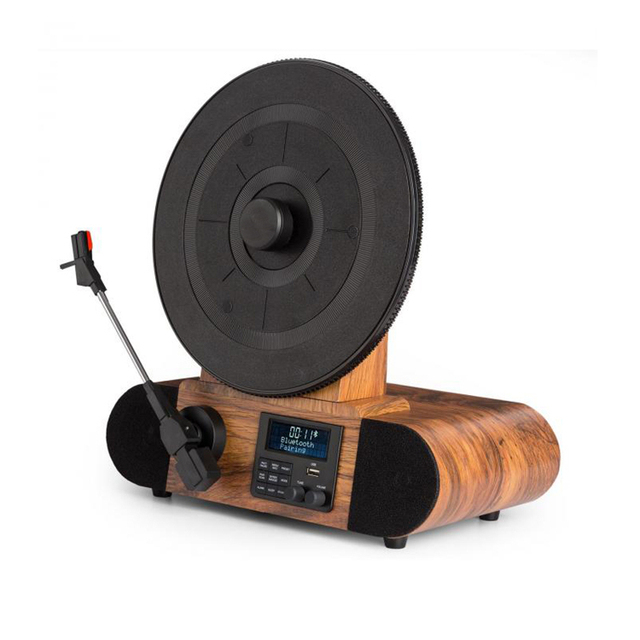 High Quality Nostalgic cd Multi-function Turntable Player Solid Wooden Vinyl Record Players for Sale