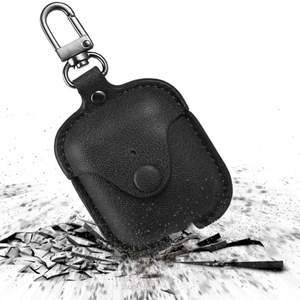 Crazy Horse-estuche portátil de cuero Real para auriculares, accesorios para <span class=keywords><strong>Airpods</strong></span> 1 <span class=keywords><strong>2</strong></span> <span class=keywords><strong>Pro</strong></span> - Product Image 5