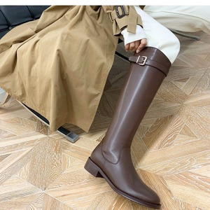 <span class=keywords><strong>Stivali</strong></span> da Equitazione da <span class=keywords><strong>Donna</strong></span> Pronti per la Spedizione con Tacco Basso e Punta Tonda al Polpaccio, Autunno Inverno, Direttamente dalla Fabbrica - Product Image 6