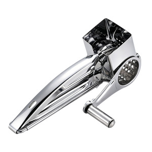 Râpe à fromage en acier inoxydable 3 en 1, manuelle et rotative, pour usage domestique en cuisine - Product Image 2