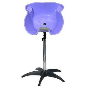 <span class=keywords><strong>Bac</strong></span> à Shampooing Portable pour Salon, Meuble de <span class=keywords><strong>Coiffure</strong></span> à Lavage Incliné, Bassin de Lavage des <span class=keywords><strong>Cheveux</strong></span> en Plastique Noir - Product Image 4