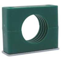 Collier de serrage hydraulique en plastique léger le plus vendu, plaque de soudure DIN 3015 pour tuyau d'eau en PVC, conduit de ventilation de gaz 6mm