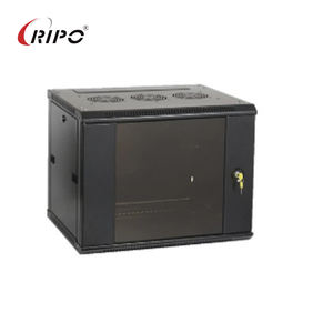 Gabinete de telecomunicaciones RIPO 126060GM/B 19 De Pared 12U (600x600mm, negro, con puerta de vidrio) - Product Image 3