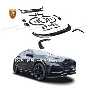 Car Styling AT Style Forged Carbon <span class=keywords><strong>RS</strong></span> <span class=keywords><strong>Q8</strong></span> Bodykit para <span class=keywords><strong>Audi</strong></span> RSQ8 Body Kit Front Lip Rear Difusor Roof Wing Fender Flares Air Vent - Product Image 1