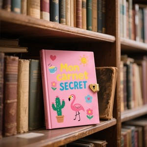 Diario Notebook Girl Student Journal Intime Fille Hand Account Gift Set para niñas Contraseña con llave de bloqueo - Product Image 5