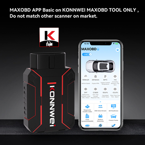 Outil alternatif de concessionnaire KONNWEI MAXOBD d'origine Scanner Bluetooth 5.2 OBD2 avec diagnostic de transmission ABS SRS - Product Image 3
