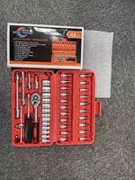 Kit d'outils à visser populaire de 46 pièces, mallette d'outils multifonction, jeu de douilles de précision pour la réparation automobile