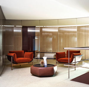 Fauteuils d'appoint modernes en velours pour salon - Product Image 1