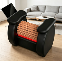 Machine de massage corporel rotative à 360° pour le drainage lymphatique, anti-cellulite et remodelage corporel avec rouleaux à billes internes