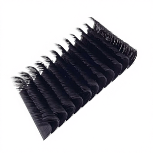 Medylashes - Bandeja de Extensiones de Pestañas de Visón Negro Mate, Volumen CC D DD Curl, Naturales, Largas, Hechas a Mano, Marca Privada, Origen Hanoi - Product Image 3