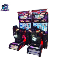 Machine de jeu d'arcade Speed Driver 5, simulateur de conduite de voiture à monnayeur, jeu de course commercial pour centre de divertissement