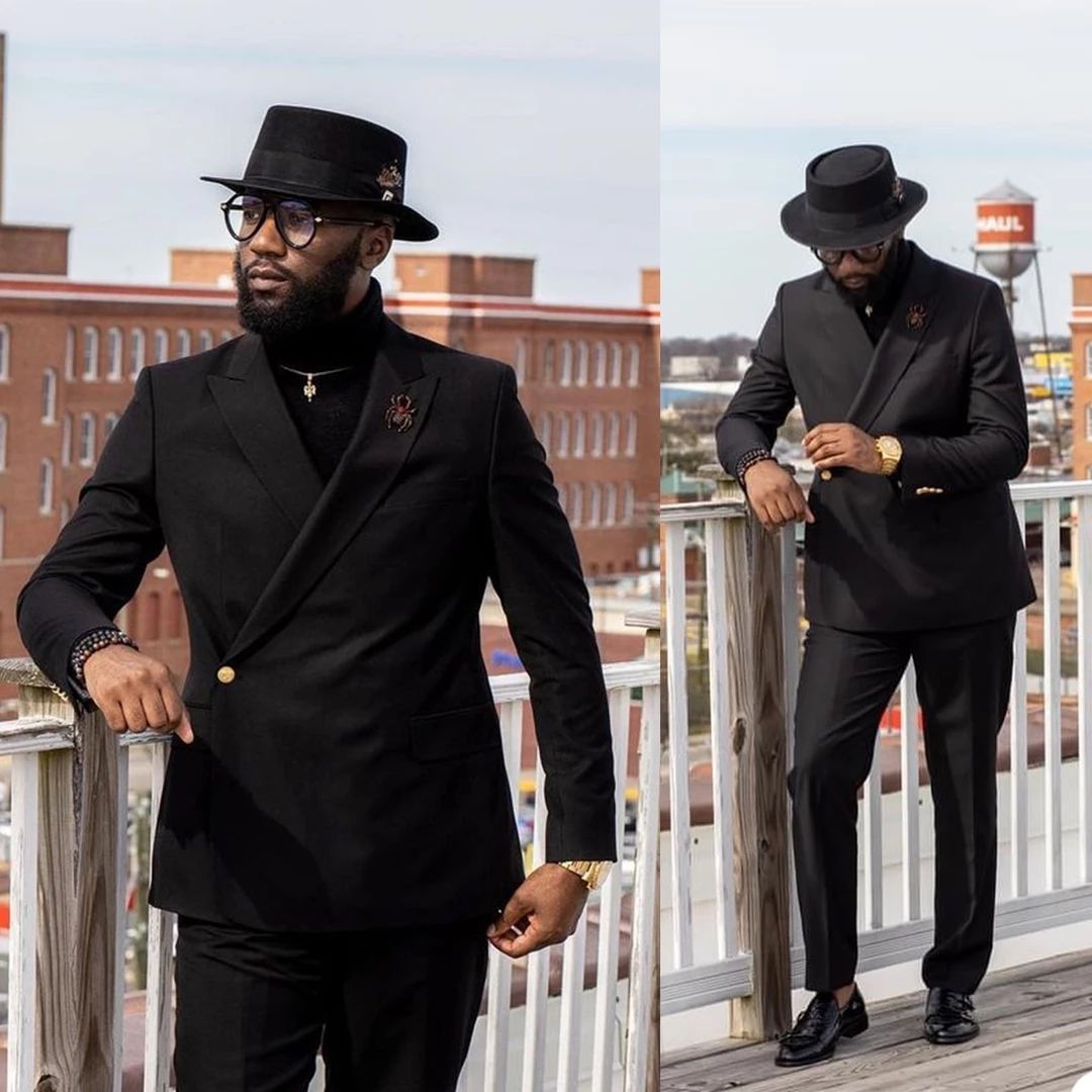 Shop Our Black British One Button Costume Homme Mens Suits