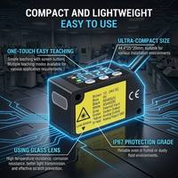 Sensor de Desplazamiento Láser de Alta Precisión IP67, Rango de Detección WTX 0.1%F.S. Altura de paso precisa