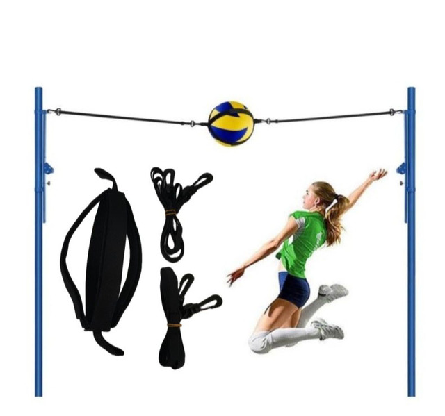 ActEarlier Custom Volleyball Spike Solo Trainer Rope Passing Jumping Kicking Volleyball Spiking Training Assist Band