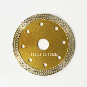 Циркулярная Пила WELLDON диаметром 110x1,3x20 мм, Алмазное лезвие 125 мм, 4, 5 дюймов, маленькие керамические диски для легкой влажной резки, диски для всех толстых стен, плитки