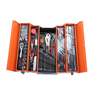 85 pièces ensemble matériel boîte à outils organisateur mécanique atelier boîte à outils outil pour mécanicien ensemble boîte