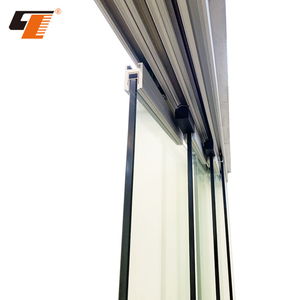 Hiện đại 8-12mm kính không khung cửa trượt phần cứng mềm đóng xếp chồng lên nhau liên kết cho Nhà Văn phòng kính phân vùng liên kết mềm - Product Image 4