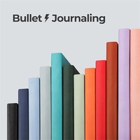 Carnet de planification A5 ligné à couverture rigide en cuir PU personnalisé, avec reliure cousue et impression couleur sur mesure pour étudiants