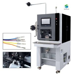 Máquina Automática para Procesamiento de Conectores Impermeables Sinrad SR-WS01 1500pcs/h, Crimpado Servo, Longitud de Pelado de 1-10mm para Sistemas Eléctricos Automotrices - Product Image 1