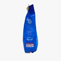 Poudre nettoyante haute performance, écologique, biodégradable, blanche et bleue, détergent à lessive portable, vêtements