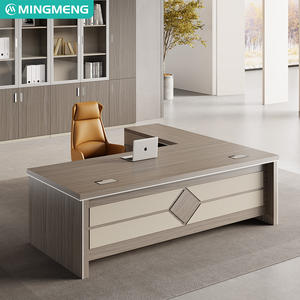 Bureau administratif moderne, bureau informatique de direction, design minimaliste pour superviseurs, mobilier de bureau financier - Product Image 4