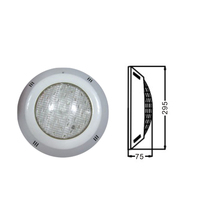 Projecteur LED RGB pour piscine 18W 25W 35W, étanche IP68, en ABS, lampe subaquatique pour piscine, conception SMD
